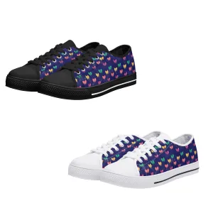Bows Womens Low Top Canvas Shoes