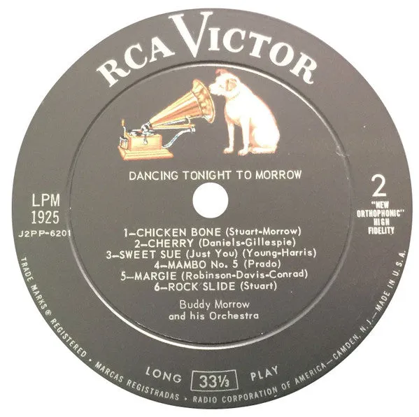 Buddy Morrow And His Orchestra - Dancing Tonight To Morrow (LP, Album, Mono) (VG )