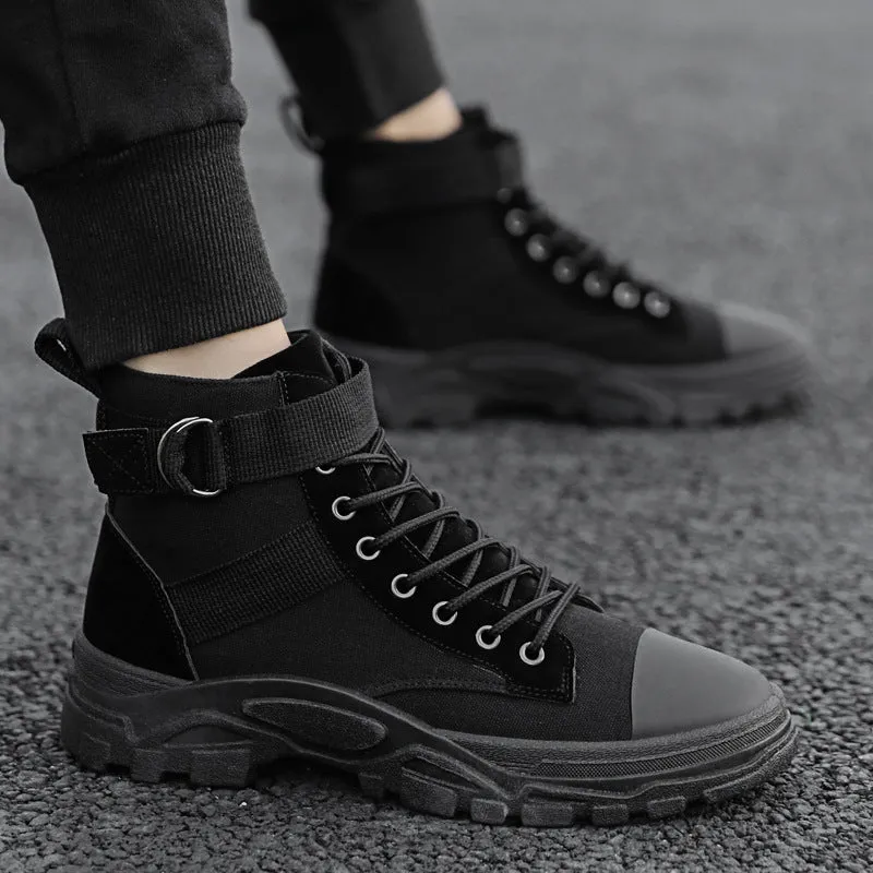 High top Martin boots for teenagers, fashionable and trendy casual board shoes.