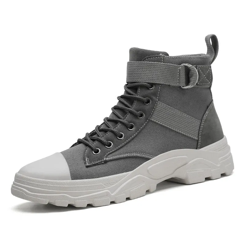 High top Martin boots for teenagers, fashionable and trendy casual board shoes.