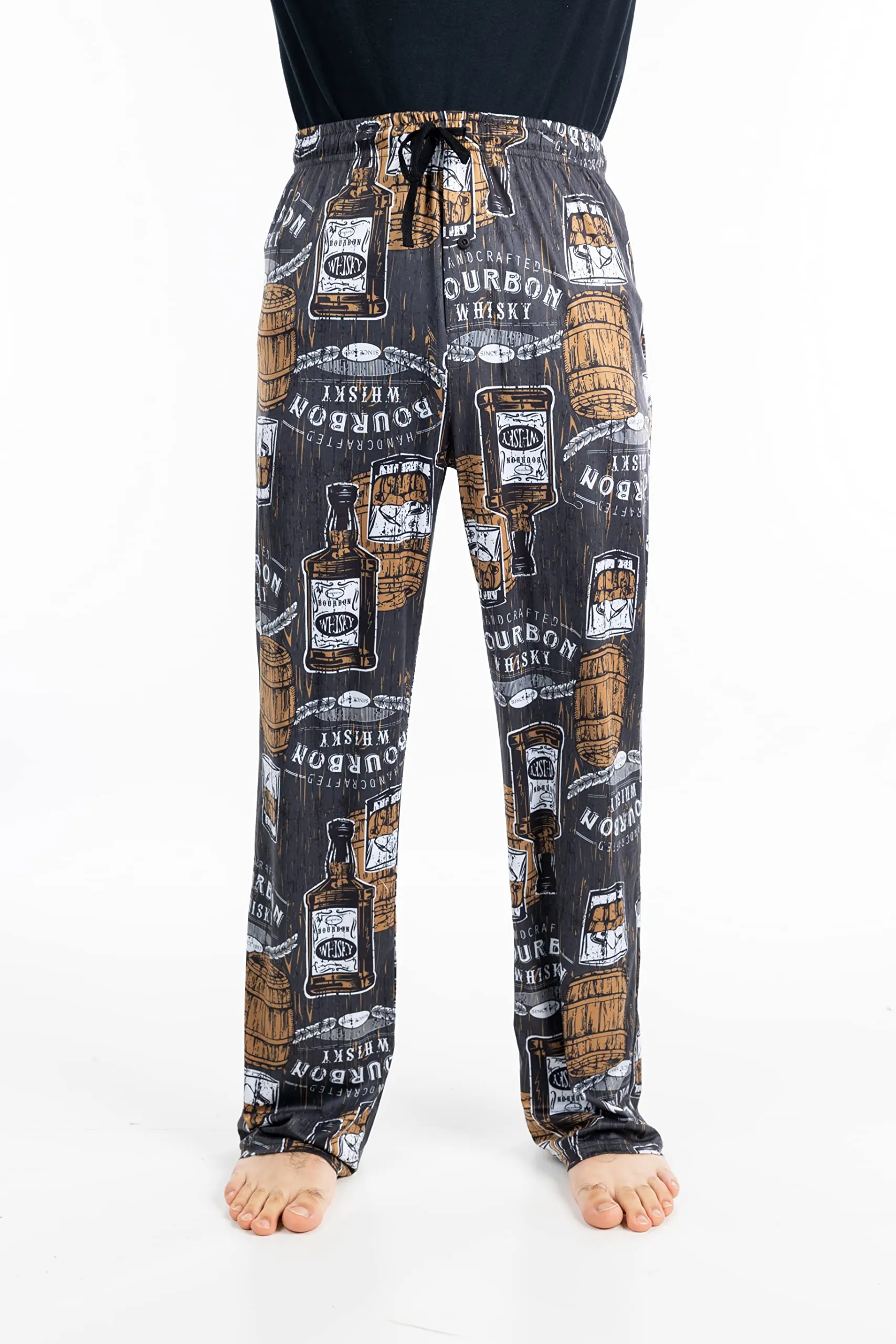 Men's Novelty Pattern Pajama Pants by Funky Junque