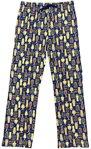 Men's Novelty Pattern Pajama Pants by Funky Junque