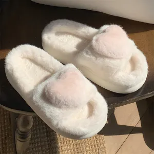 Personality Cute Plush Cotton Slippers Women Fashion Home